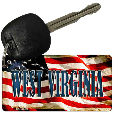 West Virginia Novelty Aluminum Key Chain KC-3659