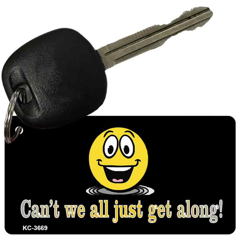 Can't We All Novelty Aluminum Key Chain KC-3669