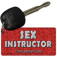 Sex Instructor Novelty Aluminum Key Chain KC-366