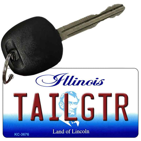 Tailgtr Illinois Novelty Metal Key Chain KC-3676