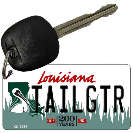 Tailgtr Louisiana Novelty Metal Key Chain KC-3678