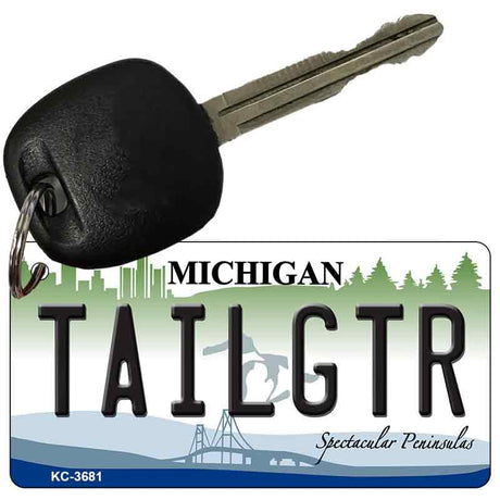 Tailgtr Michigan State License Plate Tag Novelty Key Chain KC-3681