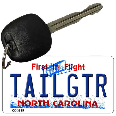 Tailgtr North Carolina Novelty Metal Key Chain KC-3685