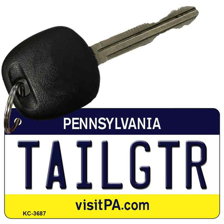 Tailgtr Pennsylvania Novelty Metal Key Chain KC-3687