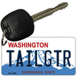 Tailgtr Washington Novelty Metal Key Chain KC-3690