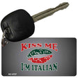 Kiss Me I'm Italian Novelty Metal Key Chain KC-3727