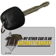 Aircraft Carrier Novelty Metal Key Chain KC-3730