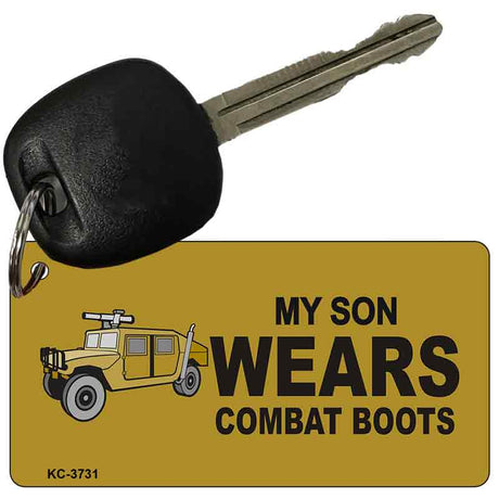 Combat Boots Metal Novelty Key Chain KC-3731