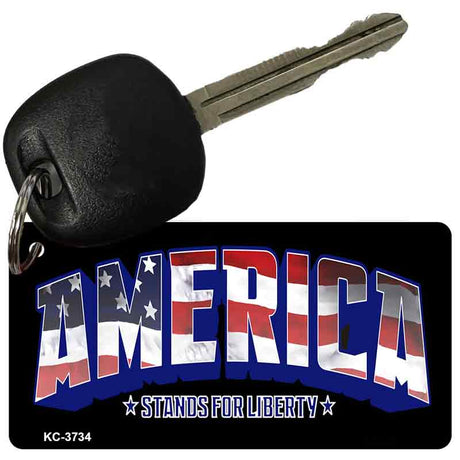 America Novelty Aluminum Key Chain KC-3734