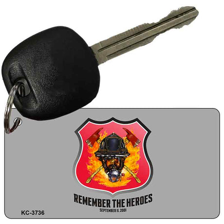 Remember The Hereos Novelty Aluminum Key Chain KC-3736