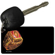 Football Champ Offset Novelty Metal Key Chain KC-3758