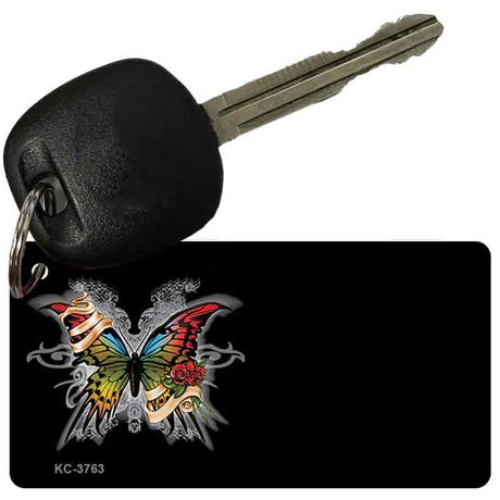 Butterfly OffSet Novelty Aluminum Key Chain KC-3763