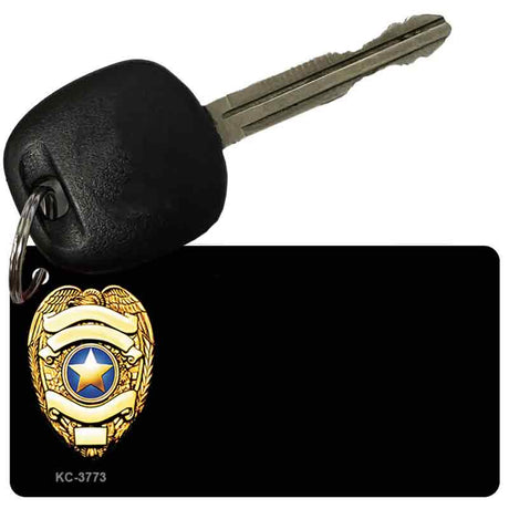 Badge OffSet Novelty Aluminum Key Chain KC-3773