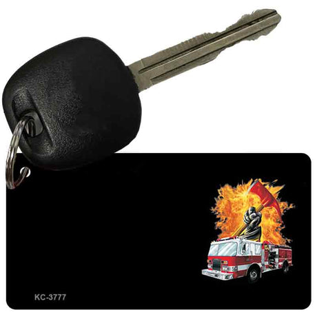 Fire Rescue OffSet Novelty Aluminum Key Chain KC-3777