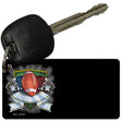 Football Banner OffSet Novelty Aluminum Key Chain KC-3791