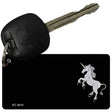 Unicorn White OffSet Novelty Aluminum Key Chain KC-3810