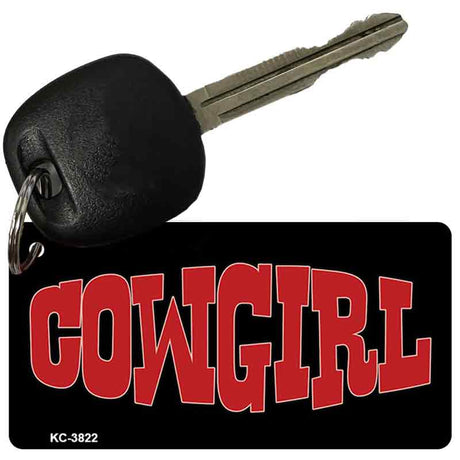 Cowgirl Novelty Metal Key Chain KC-3822