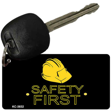 Safety First Novelty Metal Key Chain KC-3832