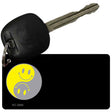 Yin Yang Smiley OffSet Novelty Aluminum Key Chain KC-3865