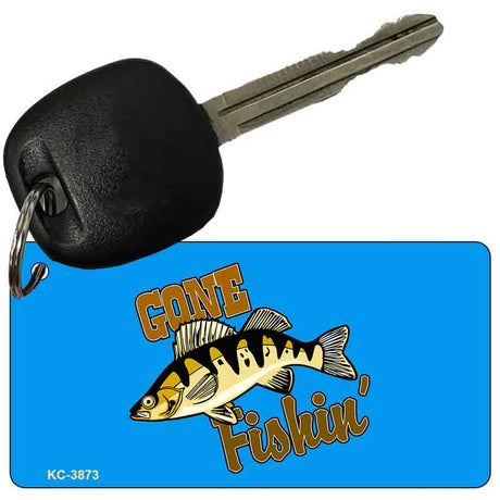 Gone Fishin Novelty Aluminum Key Chain KC-3873