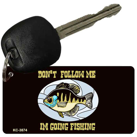 Do Not Follow Me Novelty Aluminum Key Chain KC-3874