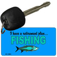 Retirement Plan Fishing Novelty Aluminum Key Chain KC-3881