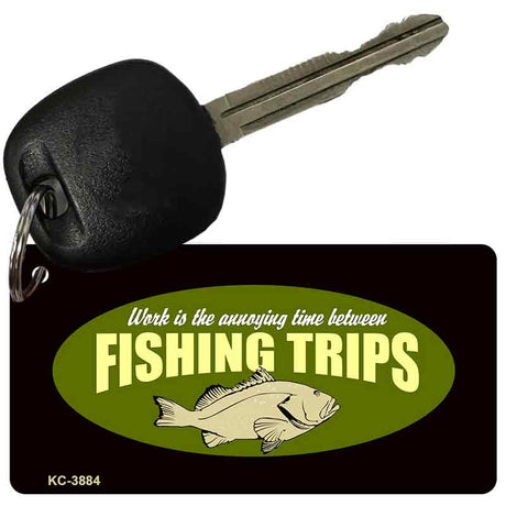 Fishing Trips Novelty Aluminum Key Chain KC-3884