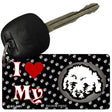 I Love My Bichon Frise Novelty Metal Key Chain KC-3891