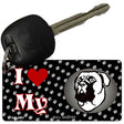 I Love My Bull Mastiff Novelty Metal Key Chain KC-3897