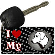 I Love My Chesapeake Bay Retriever Novelty Metal Key Chain KC-3900