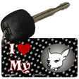 I Love My Chihuahua Novelty Metal Key Chain KC-3901