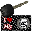 I Love My Chinese Shar Pei Novelty Metal Key Chain KC-3902