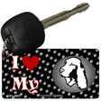 I Love My Cocker Spaniel Novelty Metal Key Chain KC-3903