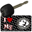 I Love My German Shorthaired Pointer Novelty Metal Key Chain KC-3908