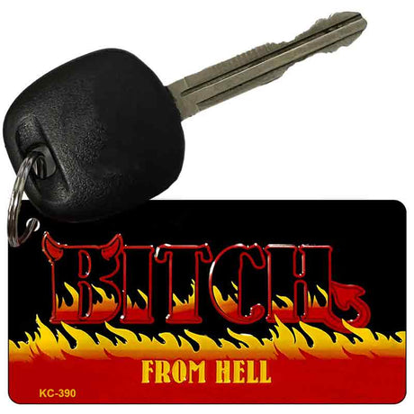 Bitch From Hell Novelty Aluminum Key Chain KC-390