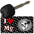 I Love My Papillon Novelty Metal Key Chain KC-3919