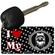 I Love My Pekingese Novelty Metal Key Chain KC-3920