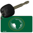 African Union Flag Novelty Aluminum Key Chain KC-3951