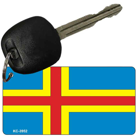 Aland Flag Novelty Aluminum Key Chain KC-3952