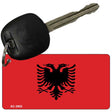 Albania Flag Novelty Aluminum Key Chain KC-3953