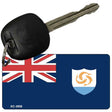 Anguilla Flag Novelty Aluminum Key Chain KC-3958