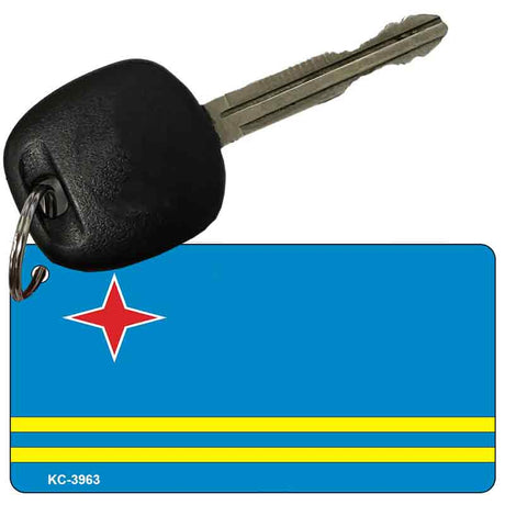 Aruba Flag Novelty Aluminum Key Chain KC-3963