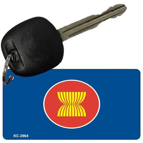 Asean Flag Novelty Aluminum Key Chain KC-3964