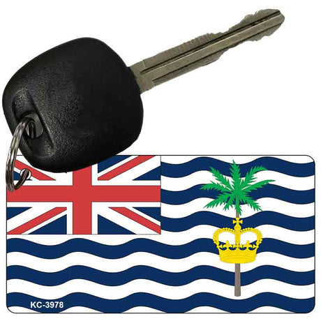 British Indian Ocean Flag Novelty Aluminum Key Chain KC-3978