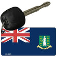 British Virgin Islands Flag Novelty Aluminum Key Chain KC-3979