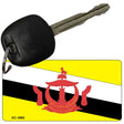 Brunei Flag Novelty Aluminum Key Chain KC-3980