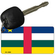 Central African Rep Flag Novelty Aluminum Key Chain KC-3989