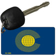 Commonwealth Flag Novelty Aluminum Key Chain KC-3996