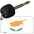 Cyprus Flag Novelty Aluminum Key Chain KC-4002