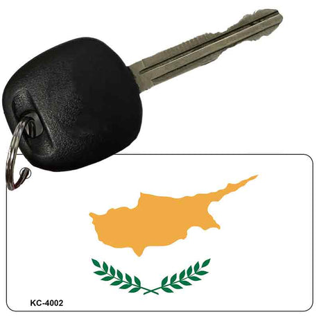 Cyprus Flag Novelty Aluminum Key Chain KC-4002